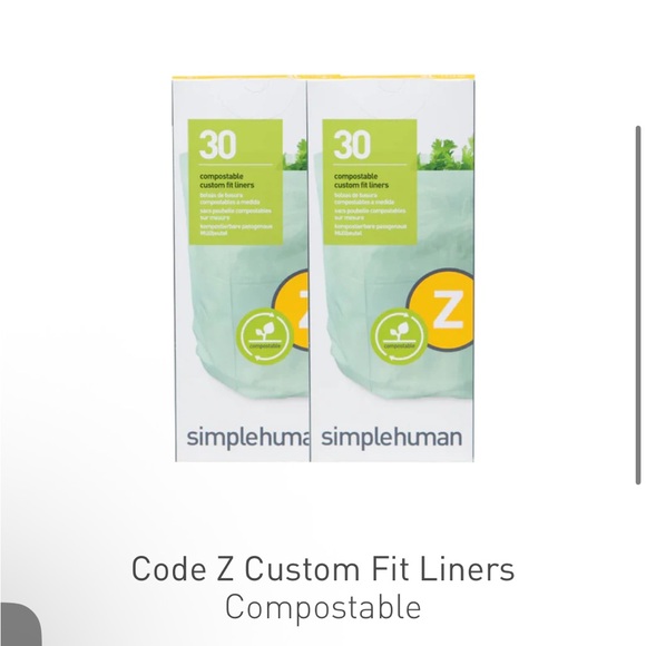 Simplehuman Green Compostable Liners - Code Z - Picture 2 of 2